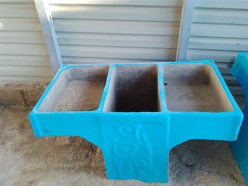 Pila de concreto lista para entrega